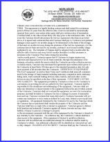 Blue Environmental Work Order Form - Second Page