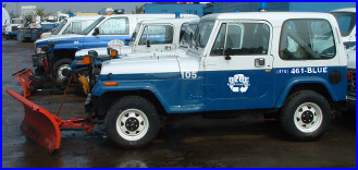 Blue Environmental Services Snowplough